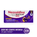 NEOSALDINA MUSCULAR MAX DIPIRONA 600MG + CITRATO DE ORFENADRINA 70MG + CAFEÍNA 100MG 8 COMPRIMIDOS