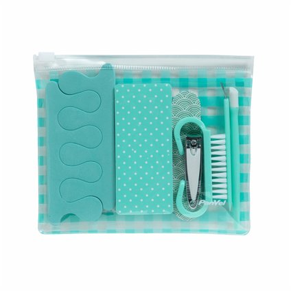 KIT PEDICURE VERDE PANVEL ACESSÓRIOS