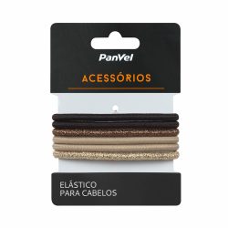 Elastico Panvel Acessórios Marrom 6un