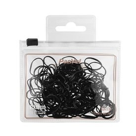 ELÁSTICOS DE SILICONE PANVEL ACESSÓRIOS PRETO COM 100 UNIDADES