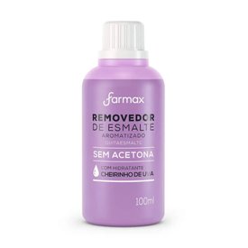 REMOVEDOR DE ESMALTE FARMAX SEM ACETONA UVA 100ML