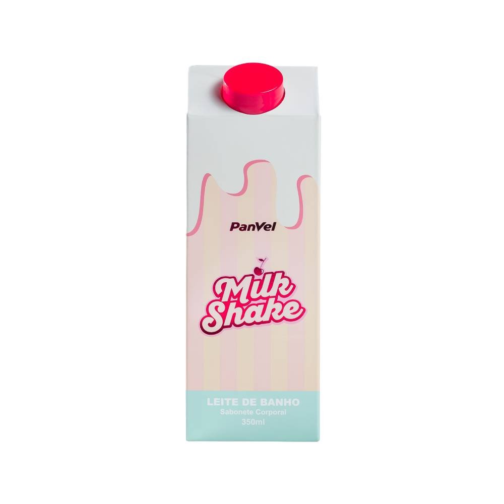 Sabonete Líquido Corporal Leite De Banho Milkshake Panvel 350ml