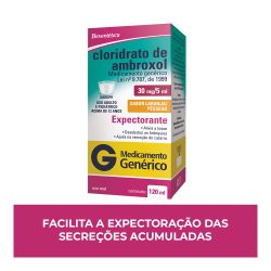 Cloridrato Ambroxol Adulto 6mg 120ml Biosintetica Genérico L