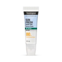Protetor Solar Facial Neutrogena Sun Fresh Derm Care Fluido Sem Cor Fps80 40ml