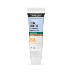Protetor Solar Facial Neutrogena Sun Fresh Derm Care Fluido 3.0 Fps80 40ml