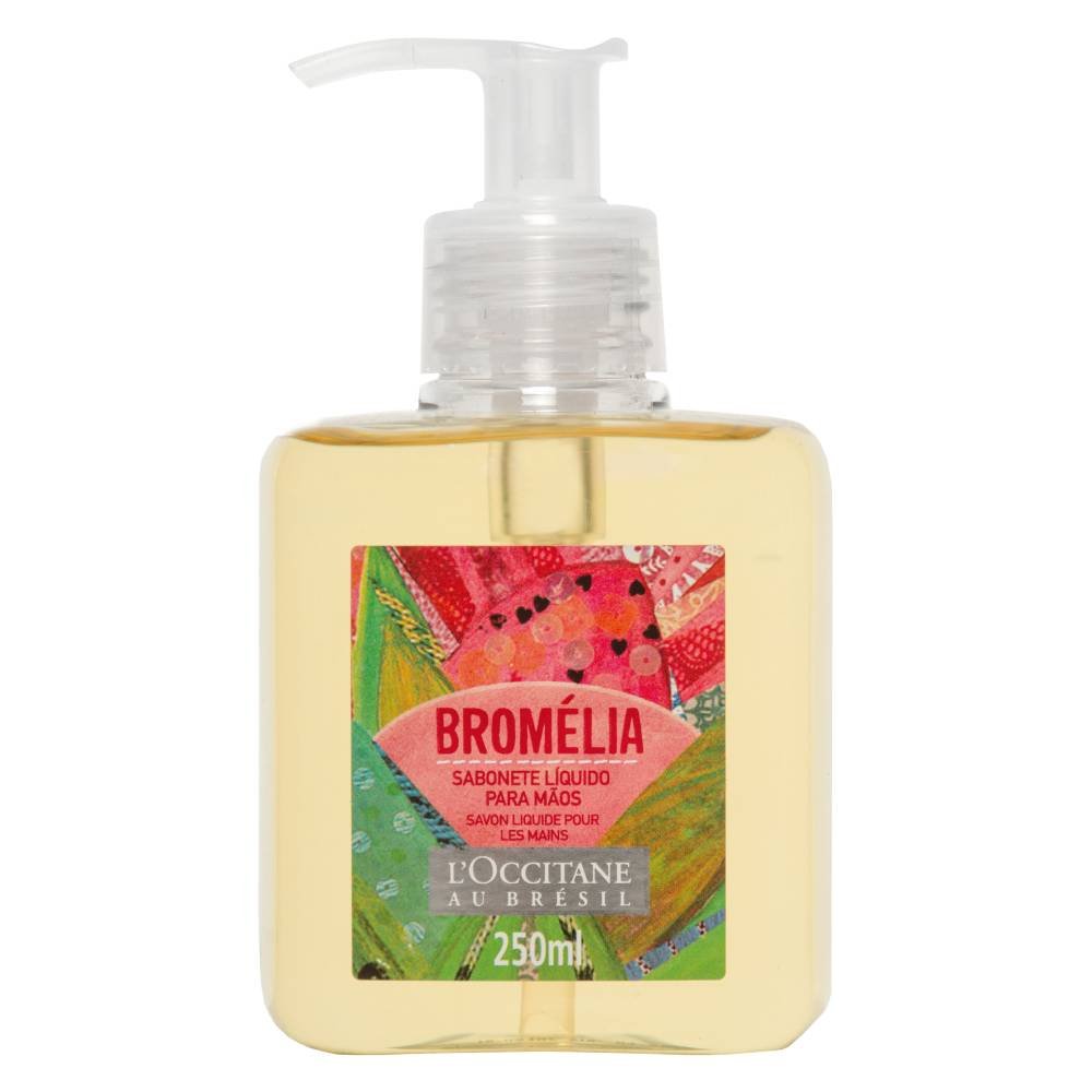 Sabonete Líquido Para Mãos Loccitane Au Brésil Bromélia 250ml