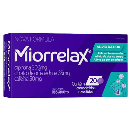 MIORRELAX 20 COMPRIMIDOS