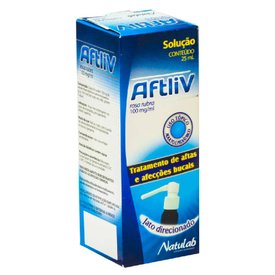 AFTLIV 100MG/ML SOLUÇÃO ORAL 25ML