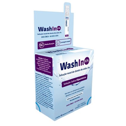 SOLUÇÃO NASAL DE CLORETO DE SÓDIO WASH IN ADV 3% 5ML