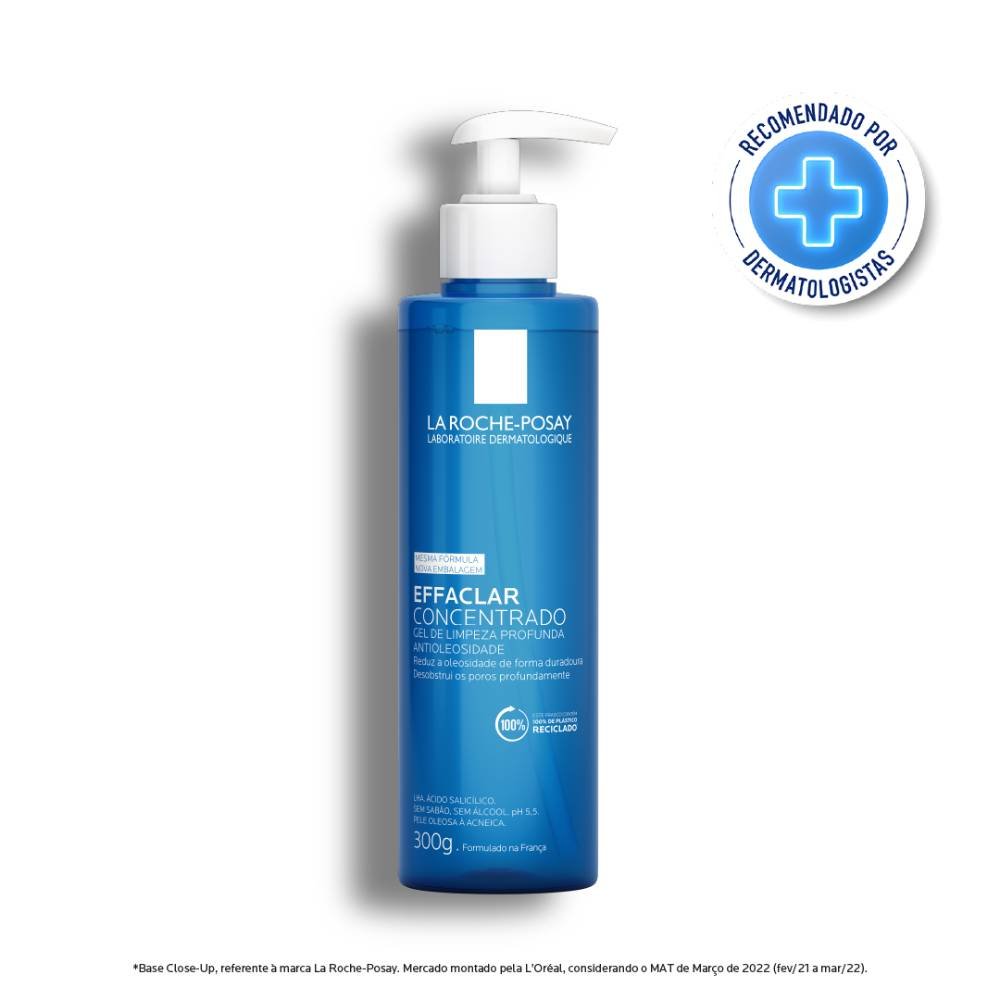 Gel De Limpeza Facial La Roche-posay Effaclar Concentrado Para Pele Oleosa 300g