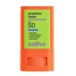 Protetor Solar Facial Sallve Bastão Antioleosidade Fps50 15g