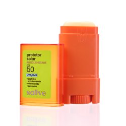 Protetor Solar Facial Sallve Bastão Antioleosidade Fps50 15g