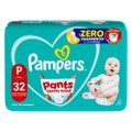 FRALDA PAMPERS PANTS MEGA AJUSTE TOTAL P 32 UNIDADES