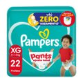 FRALDA PAMPERS PANTS MEGA AJUSTE TOTAL TAMANHO XG 22 UNIDADES