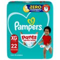 FRALDA PAMPERS PANTS AJUSTE TOTAL TAMANHO XG 22 UNIDADES