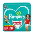 FRALDA PAMPERS PANTS MEGA AJUSTE TOTAL XXXG 20 UNIDADES