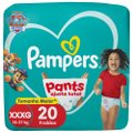 FRALDA PAMPERS PANTS MEGA AJUSTE TOTAL XXXG 20 UNIDADES