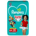 FRALDA PAMPERS PANTS MEGA AJUSTE TOTAL XXXG 20 UNIDADES