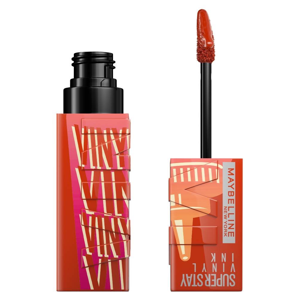 Batom Líquido Maybelline Super Stay Vinyl Ink Sauce Sriracha 4,2ml
