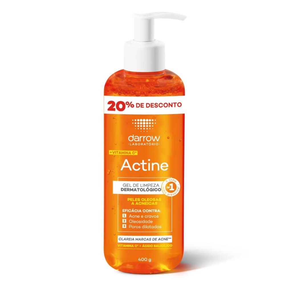 Gel De Limpeza Facial Actine 400g