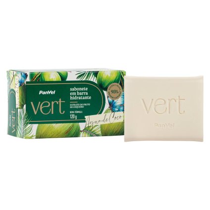 SABONETE EM BARRA PANVEL VERT ÁGUA DE COCO 120G