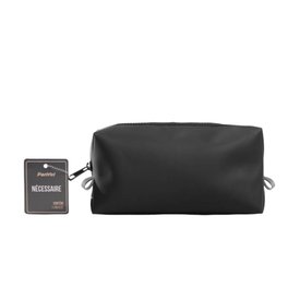NECESSAIRE PVC COM ZIPER TRATORADO PANVEL25 PRETO