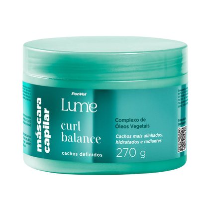 MÁSCARA CAPILAR CURL BALANCE PANVEL LUME 270G