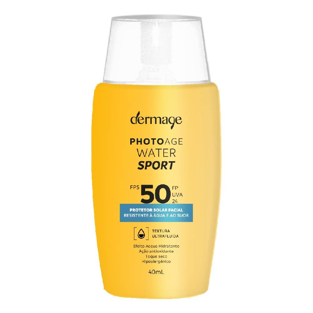 Protetor Solar Facial Dermage Photoage Water Sport Fps50 40ml