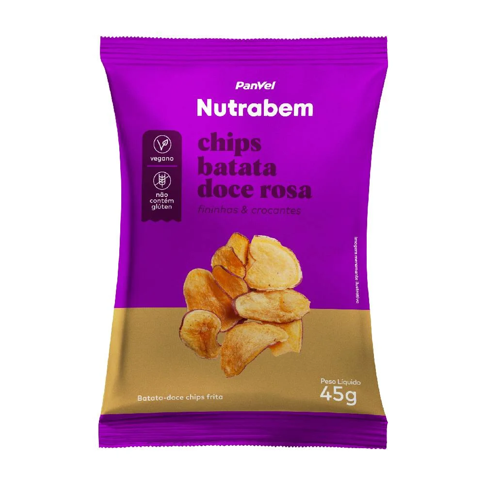 Chips Batata Doce Panvel Nutrabem 45g