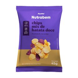 Chips Mix De Batatas Doce Nutrabem 45g