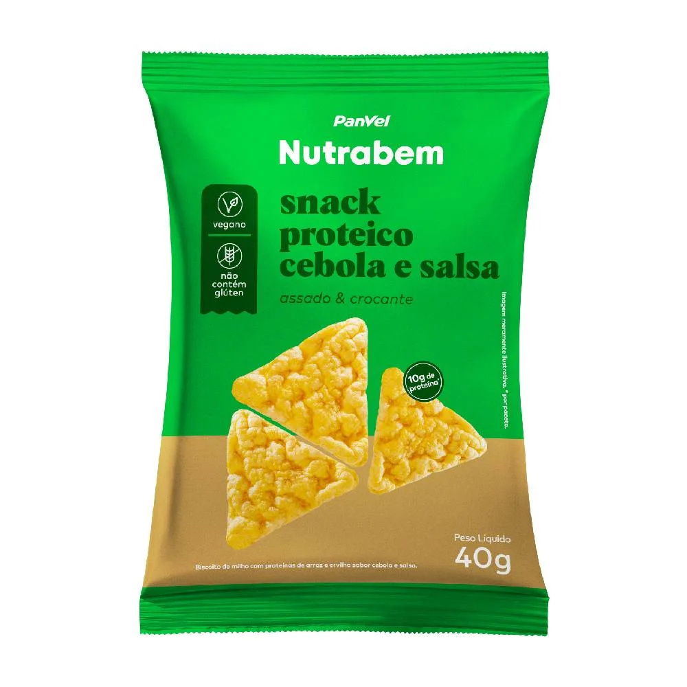 Snack Proteico Cebola E Salsa Nutrabem 45g
