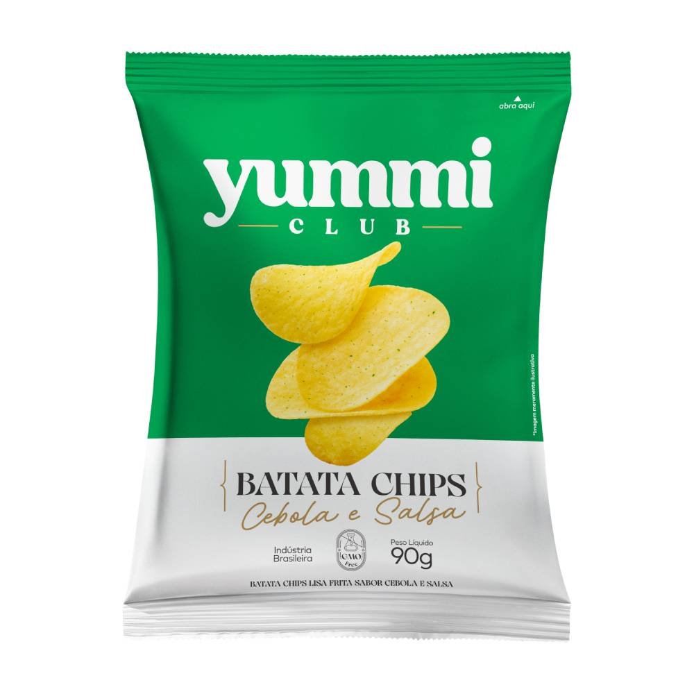 Chips De Batata Cebola E Salsa Yummi Club 90g