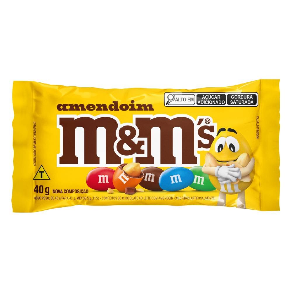 Chocolate M&ms Sabor Amendoim 40g
