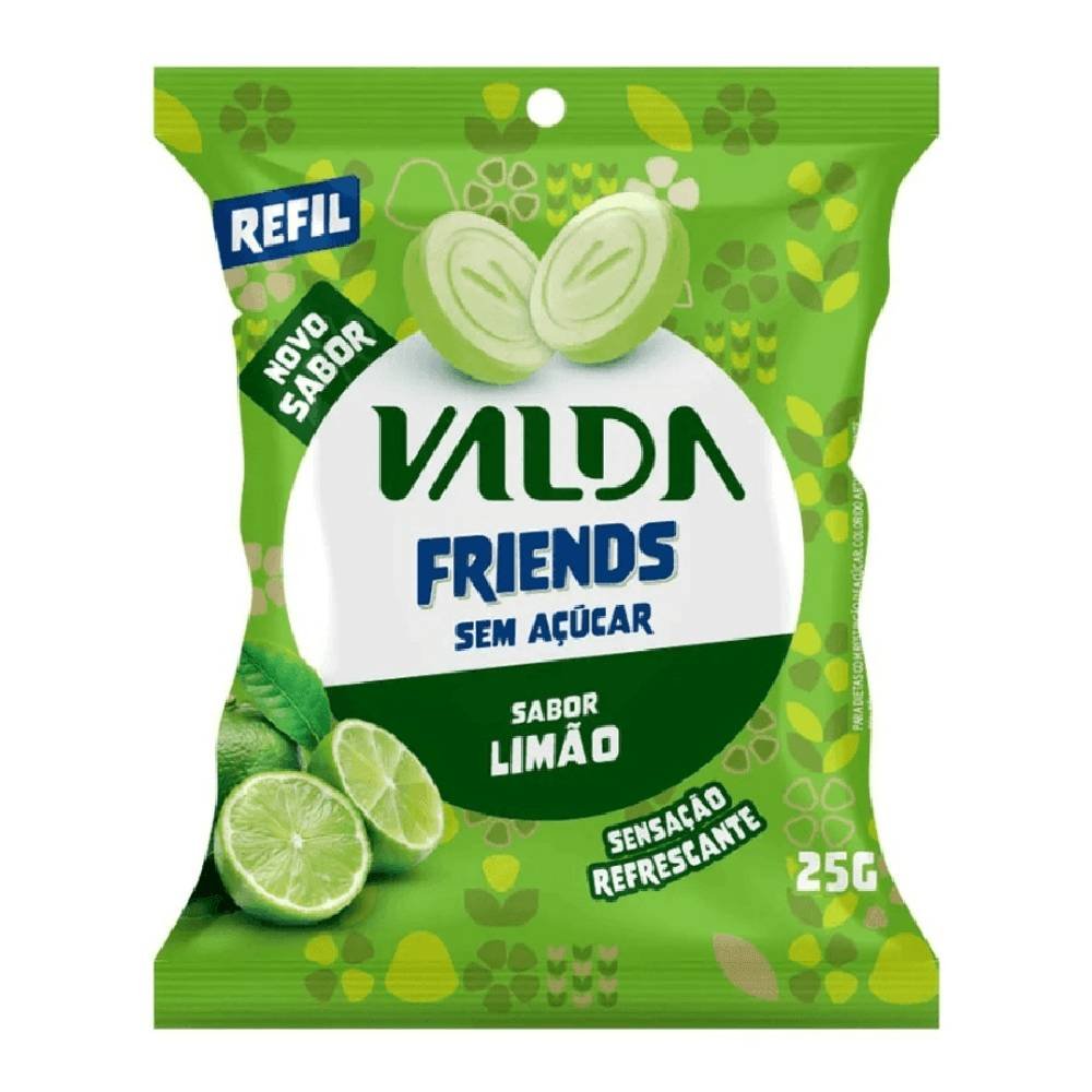 Pastilhas Valda Friends Limão Refil 25g