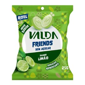 PASTILHAS VALDA FRIENDS LIMÃO REFIL 25G