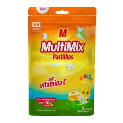 Pastilhas Multimix Kids Limão E Menta 10 Unidades