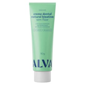 CREME DENTAL ALVA IMMUNE MENTA E MELALEUCA 90G 
