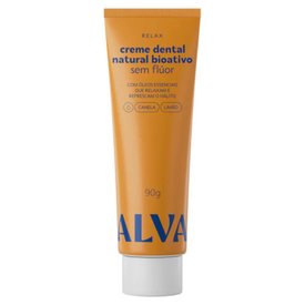 CREME DENTAL ALVA RELAX CANELA E LIMÃO 90G 