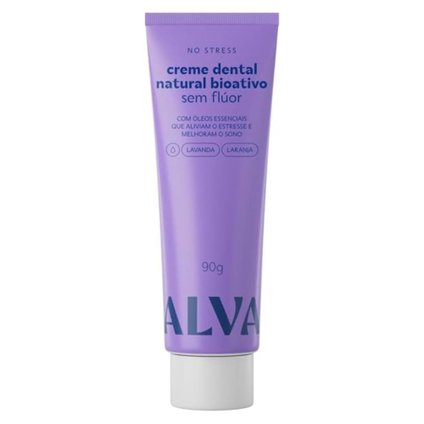CREME DENTAL ALVA NO STRESS LAVANDA E LARANJA 90G