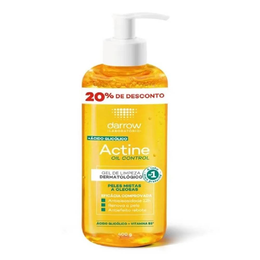 Gel De Limpeza Facial Actine Oil Control 400g