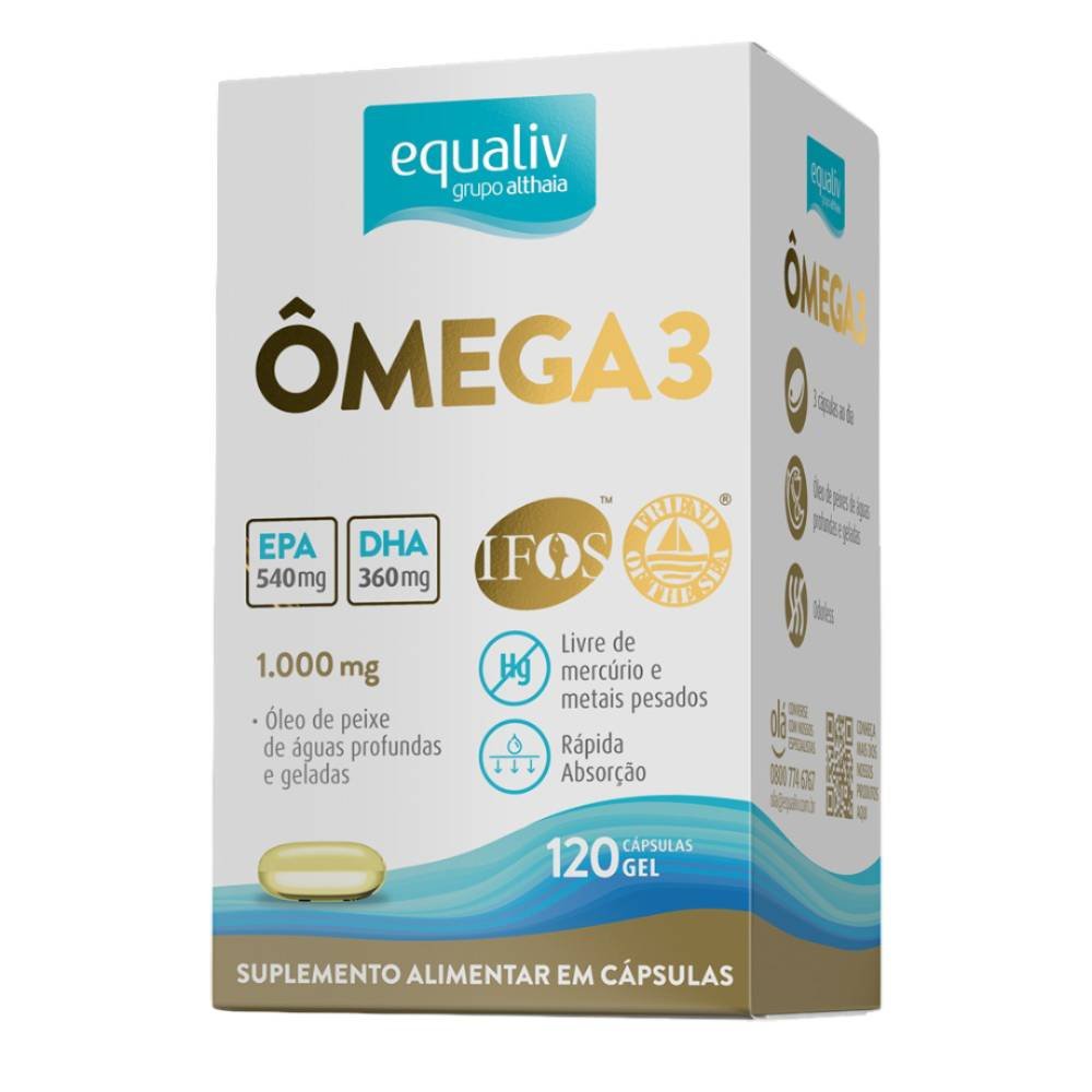 Ômega 3 Equaliv 120 Cápsulas