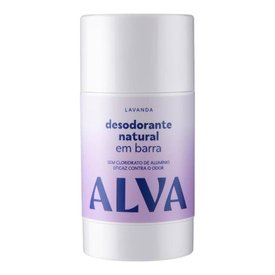 DESODORANTE NATURAL EM BARRA ALVA LAVANDA 55G