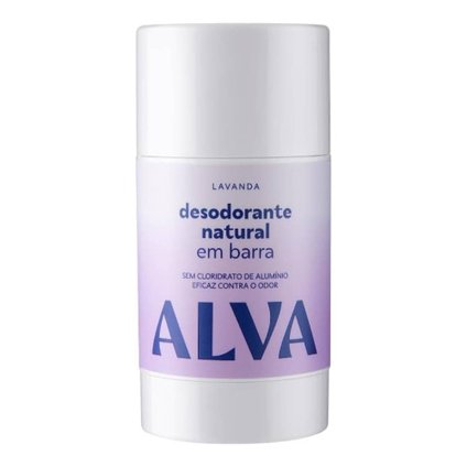 DESODORANTE NATURAL EM BARRA ALVA LAVANDA 55G