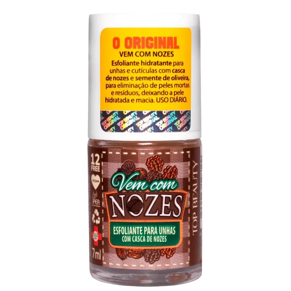 Esfoliante Top Beauty Sos Unhas Vem Com Nozes 7ml