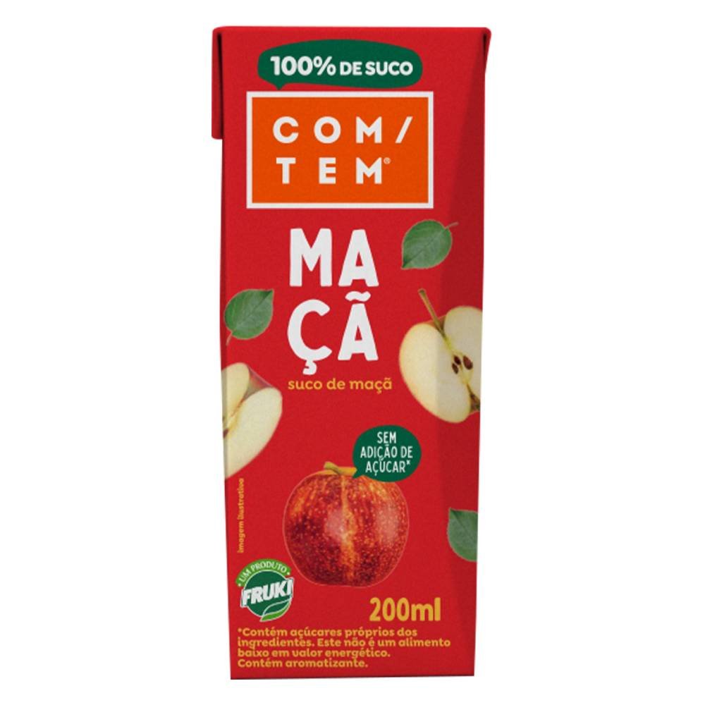Suco Fruki Com/tem Uva E Maçã 200ml