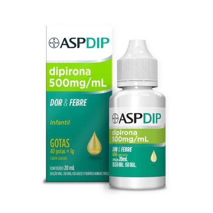 ASPDIP INFANTIL DIPIRONA 500MG/ML GOTAS 20ML
