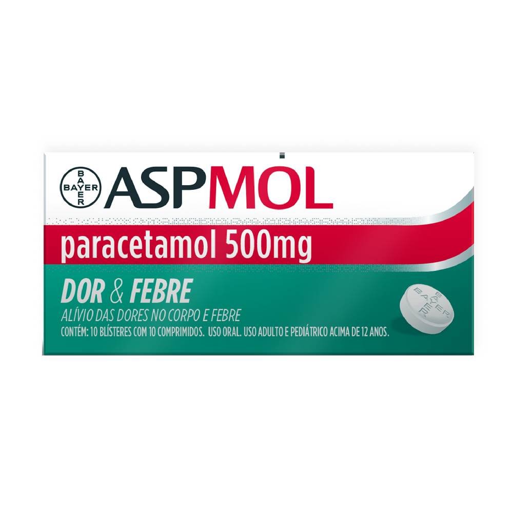 Aspmol 500mg 20 Comprimidos