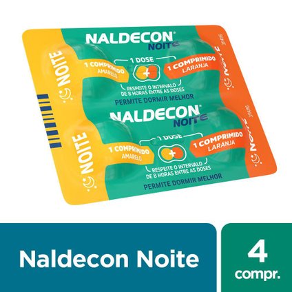 NALDECON NOITE 4 COMPRIMIDOS