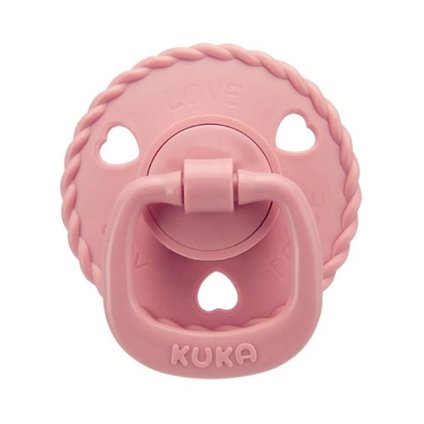 CHUPETA KUKA CLASSIC ROSA 6 MESES + COM 1 UNIDADE