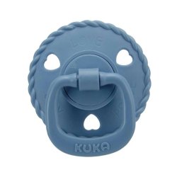 Chupeta Kuka Classic Azul 6 Meses + Com 1 Unidade